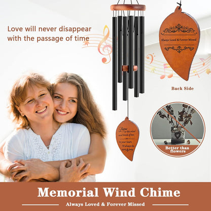 Memorial Sympathy Wind Chimes, Sympathy Gift Baskets in Memory of a Loved One Mother Father for