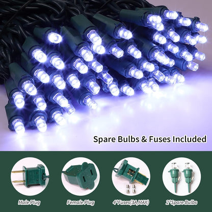 60 Count Cool White -String Lights - LED Christmas Lights, Mini led Lights for Indoor Outdoor Home