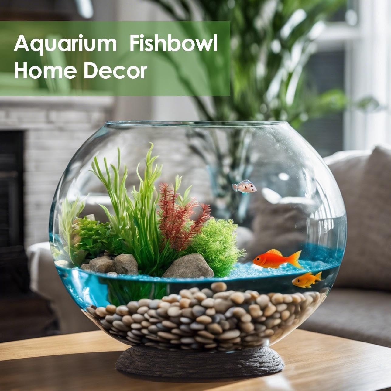 Craft And Party, Glass Bubble Bowl, 4.5" Height x 6" Width Glass Fish Bowl Vase, Bubble Bowl vase