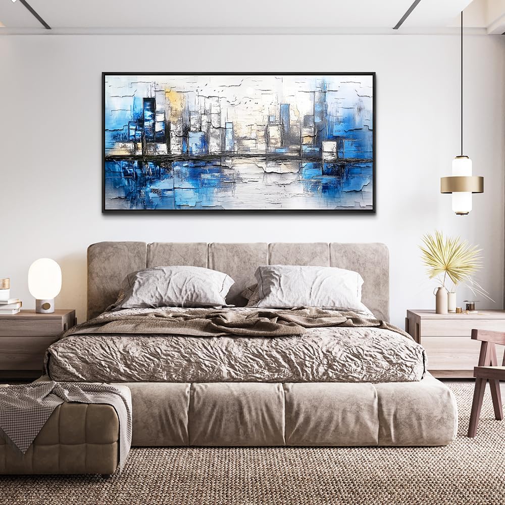 ZUITINGHUA Large Black Framed Wall Decor For Living Room Canvas Wall Art For Office Modern Wall