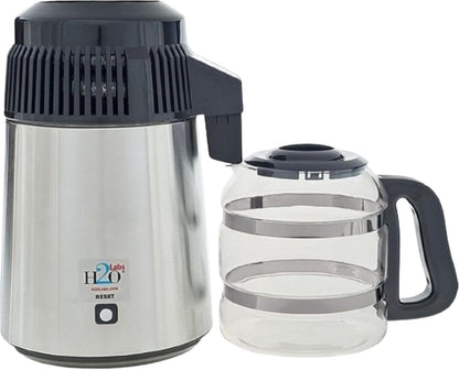 H2o Labs Best-in-Class Countertop Water Distiller - Stainless Steel Home Water Distiller with 1