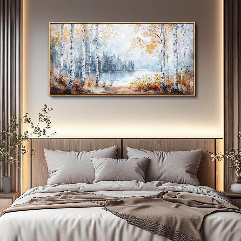 PHAOHUAXM Canvas Wall Art For Living Room Wall Decoration For Bedroom Office Decoration Trees