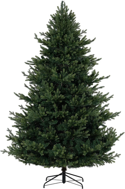 Naomi Home 6.5ft Traditional Christmas Tree with Lights Realistic Classic Christmas Tree Prelit