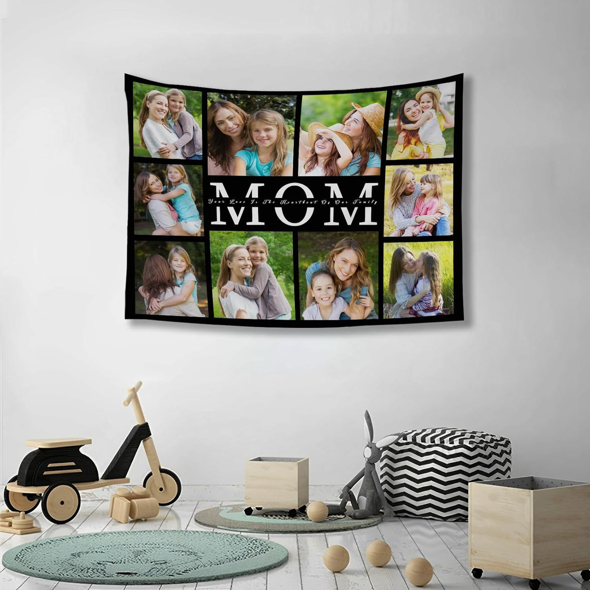 Custom Tapestry For Wall Bedroom Custom Backdrop Personalized Image Text Photo Customized Funny