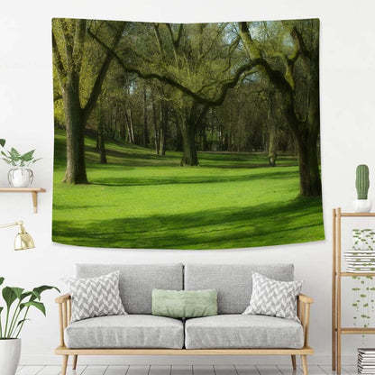 Landscape Tapestry For Bedroom Landscape Of Kings Park Green And Nature Scene Tapestries Wall