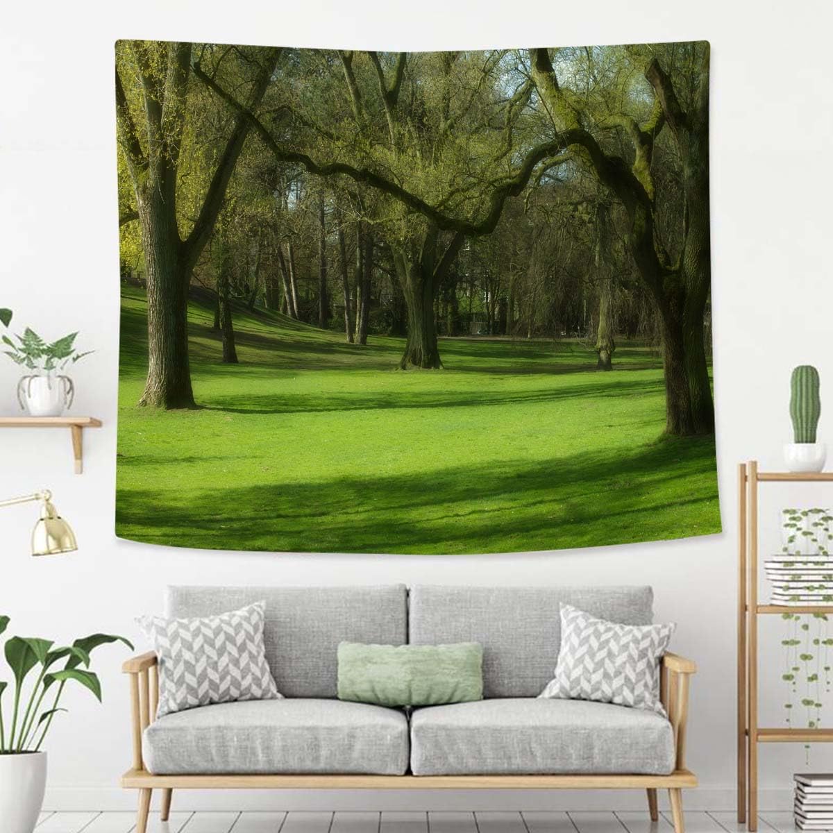 Landscape Tapestry For Bedroom Landscape Of Kings Park Green And Nature Scene Tapestries Wall