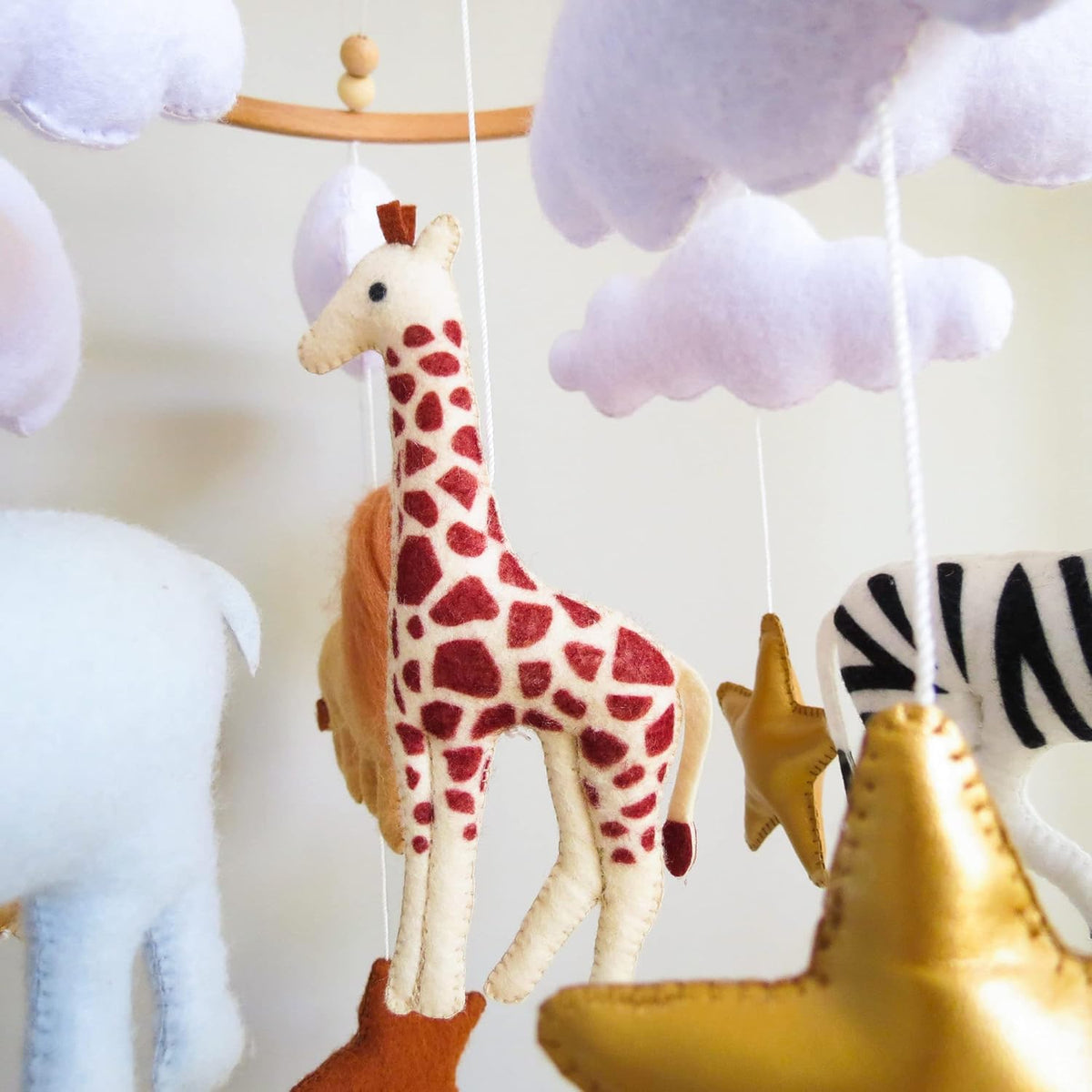 Safari Mobile for Crib Safari Baby Crib Mobile for Boys Girls Animal Baby Mobile for Crib Nursery