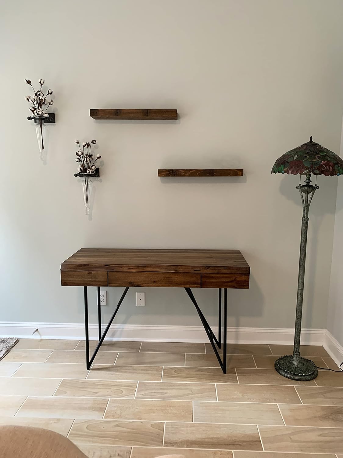 joelsantiques | 24 Inch Floating Shelves for Wall | Made of Natural Wood and Easy Install | Heavy
