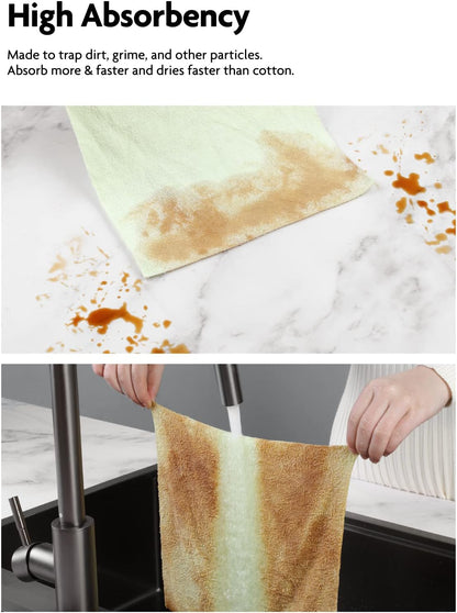 Fantasticlean Microfiber Cleaning Cloth Roll -75 Pack, Tear Away Microfiber Towels, 12" x 12"