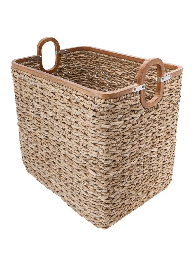KOUBOO Sea Grass Anson Storage Basket, Versatile Basket, Laundry Room Organizer, Cube Storage