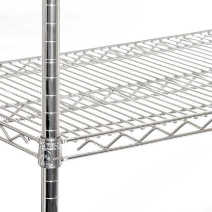 Seville Classics UltraDurable Heavy Duty NSF Solid Steel Wire Rack Storage Unit Organizer for