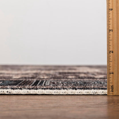 Keen Home Design 9x12 Rug - Machine Washable Area Rug with Non-Slip Backing, Ideal for Living Room