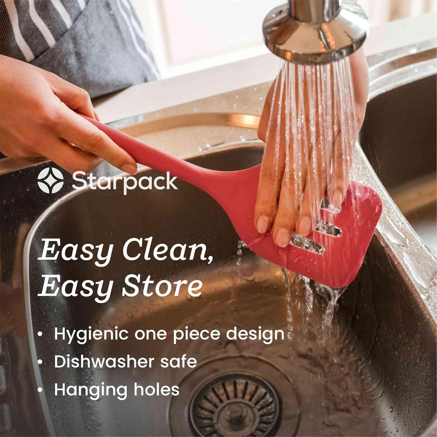 Starpack 'Stir & Serve' Silicone Cooking Utensils Set (5 Pcs) - Kitchen Utensils Set Heat Resistant