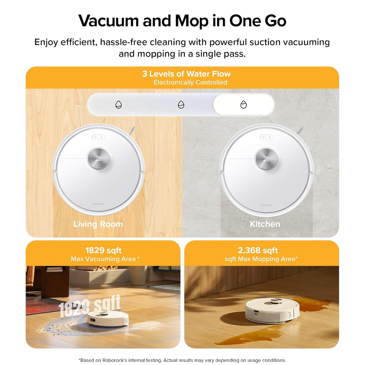 roborock Q7 M5+ Robot Vacuum and Mop, Upgraded from Q5 Max+, 7 Weeks Self-Emptying, 10000Pa