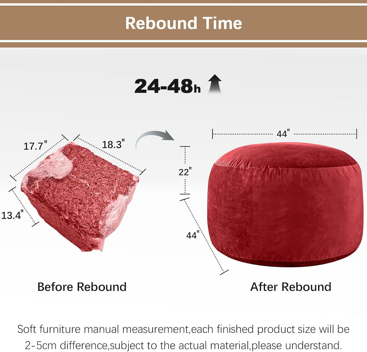 Bean Bag Chairs for Adults - Memory Foam Furniture BeanBag Chair - Kids/Teens Sofa with Soft Micro