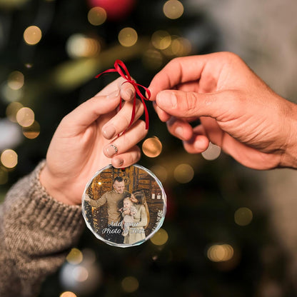 Personalized Christmas Ornament with Photo - Custom Picture Ornaments for Christmas 2025