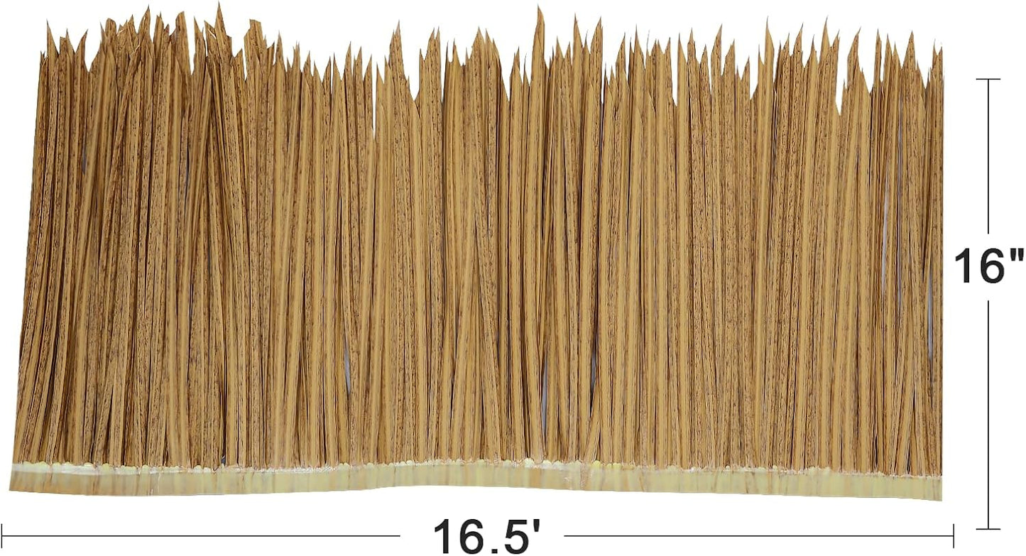Straw Roof Thatch –Mexican Style Artificial Palm Thatch Rolls,Tiki Bar Hut Grass Duck Boat Blinds
