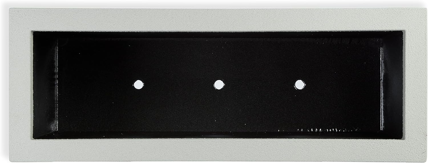PolyStone Milan Tall Modern Outdoor/Indoor Rectangular Trough Planter, 46" L X 17" W X 19" H