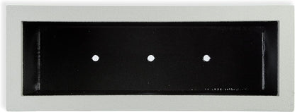 PolyStone Milan Tall Modern Outdoor/Indoor Rectangular Trough Planter, 46" L X 17" W X 19" H