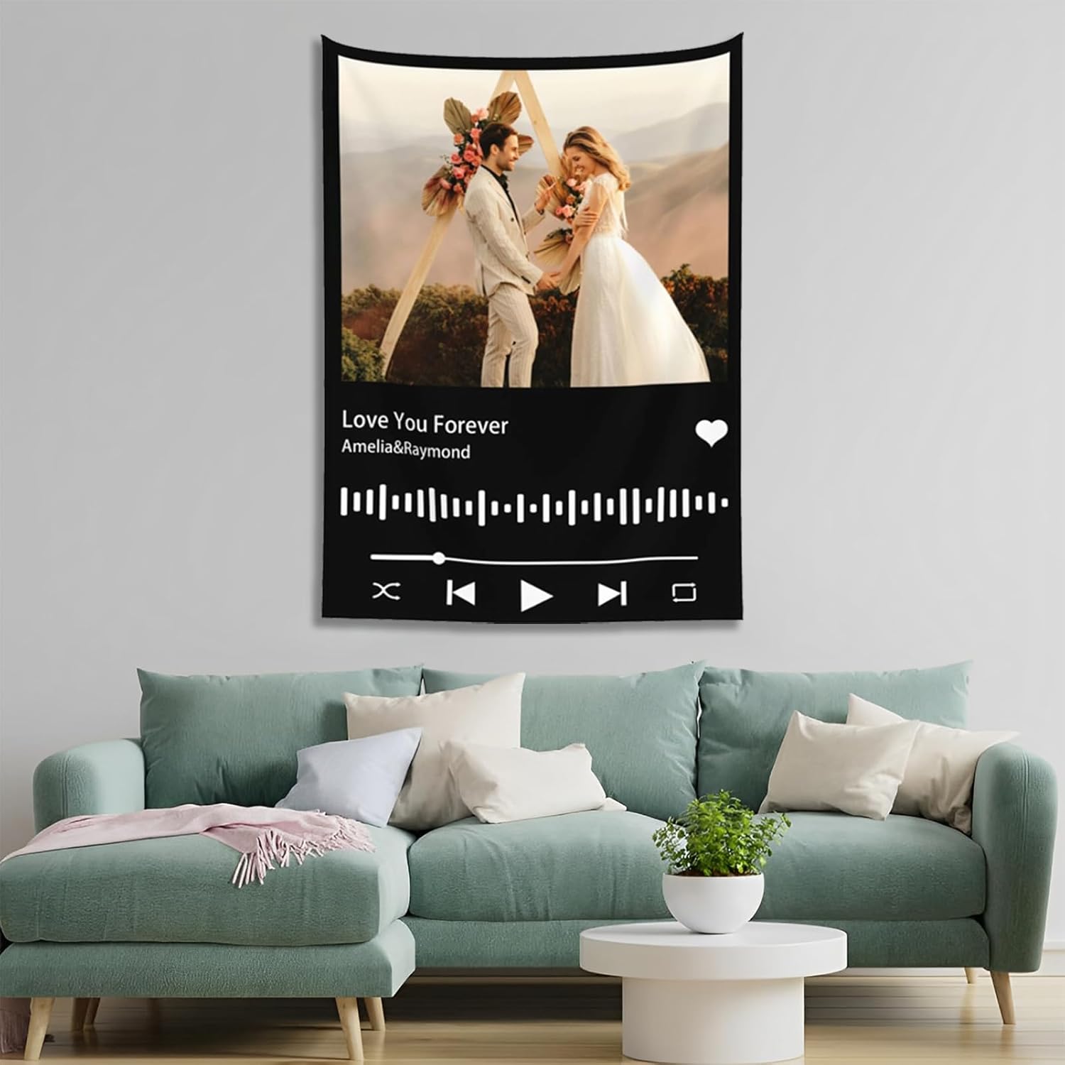 Custom Tapestry For Wall Bedroom Custom Backdrop Personalized Image Text Photo Customized Funny