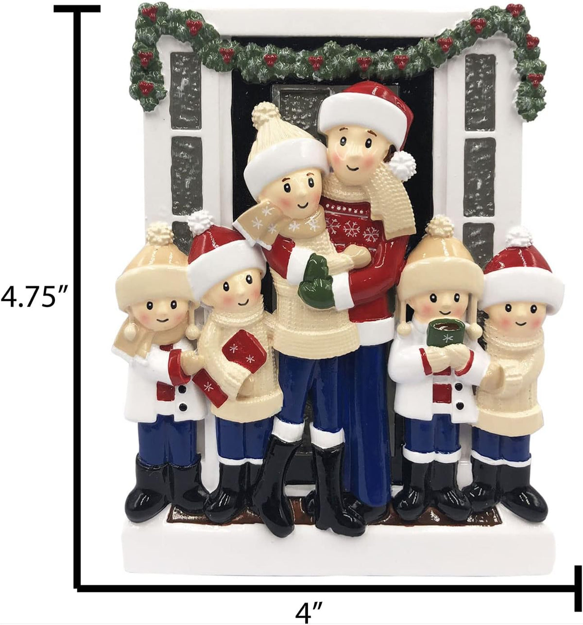 3D Welcoming Family of 6 Christmas Ornament 2025 Personalized Family Christmas Ornaments 2025 |