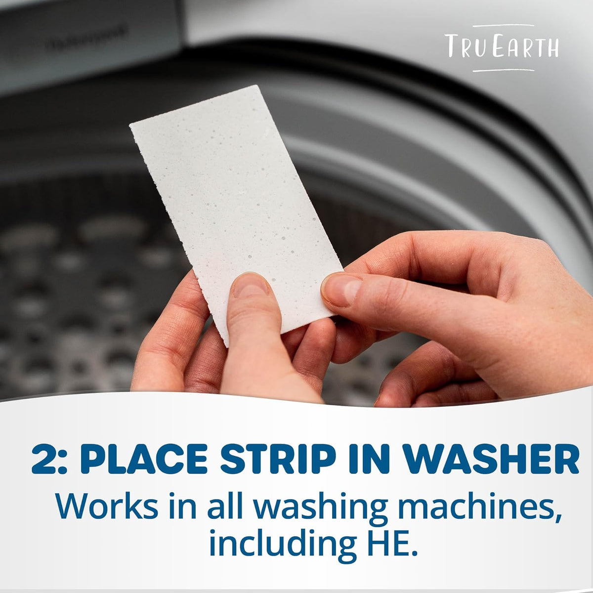 Tru Earth Platinum - Heavy Duty Laundry Detergent Sheets - Up to 128 Loads (64 Count), Fragrance