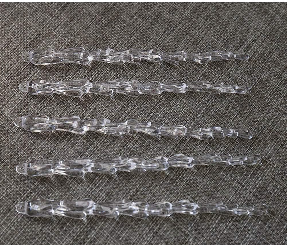 25 pcs icicles Ornament Set - ToBeIT Christmas Decoration Acrylic Clear icicles Set (25pcs Icicle