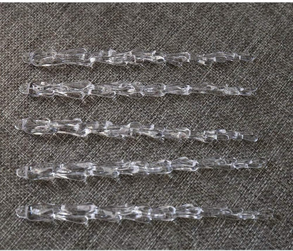 25 pcs icicles Ornament Set - ToBeIT Christmas Decoration Acrylic Clear icicles Set (25pcs Icicle