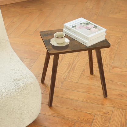 AWASEN Side Table, Small Wood End Table Living Room, Mini Bed Side Table Modern Accent Nightstand