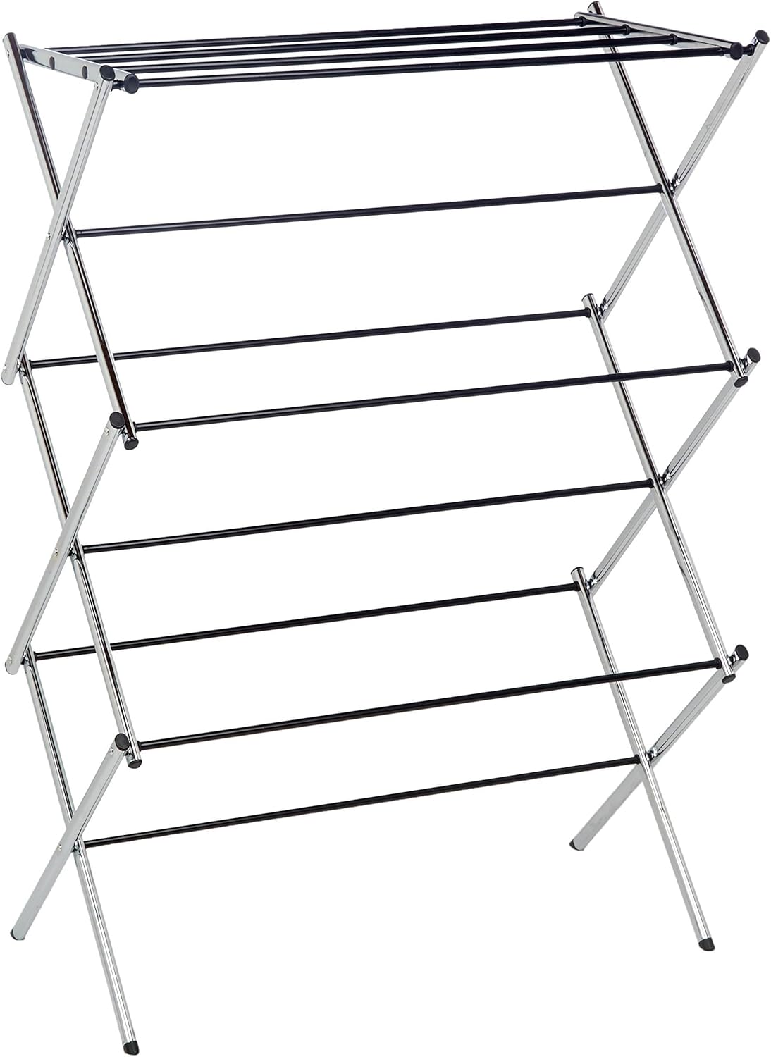 Amazon Basics Foldable Portable Laundry Drying Rack for Indoor Air Drying Clothing, 14.5 x 29.5 x