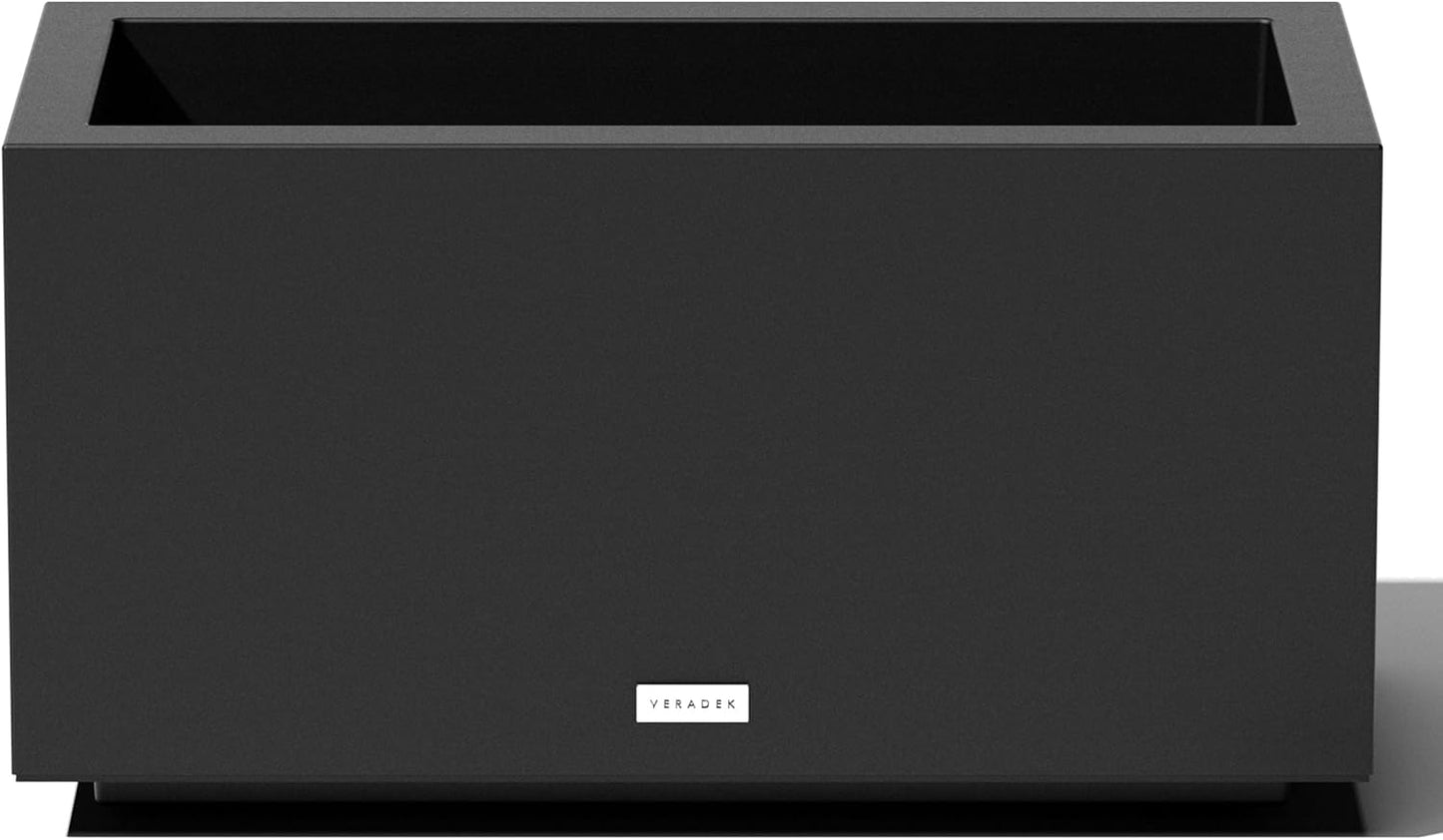 Veradek Block Series Long Box Planter - Large Rectangular Planter for Indoor or Outdoor Patio/Porch