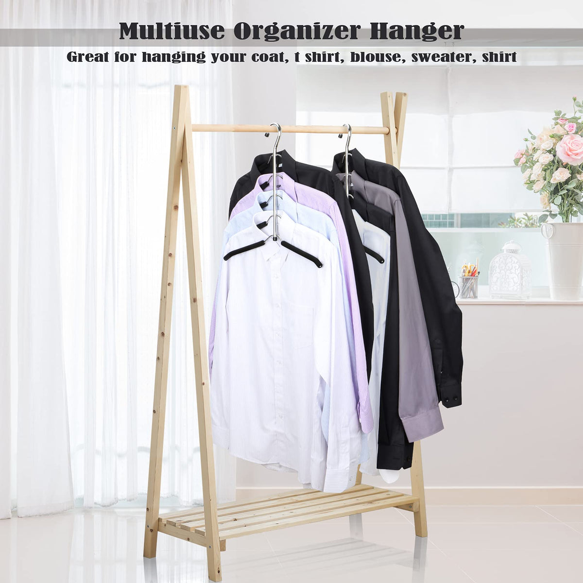 Hangers Space Saving Clothes Hanger 2 Packs