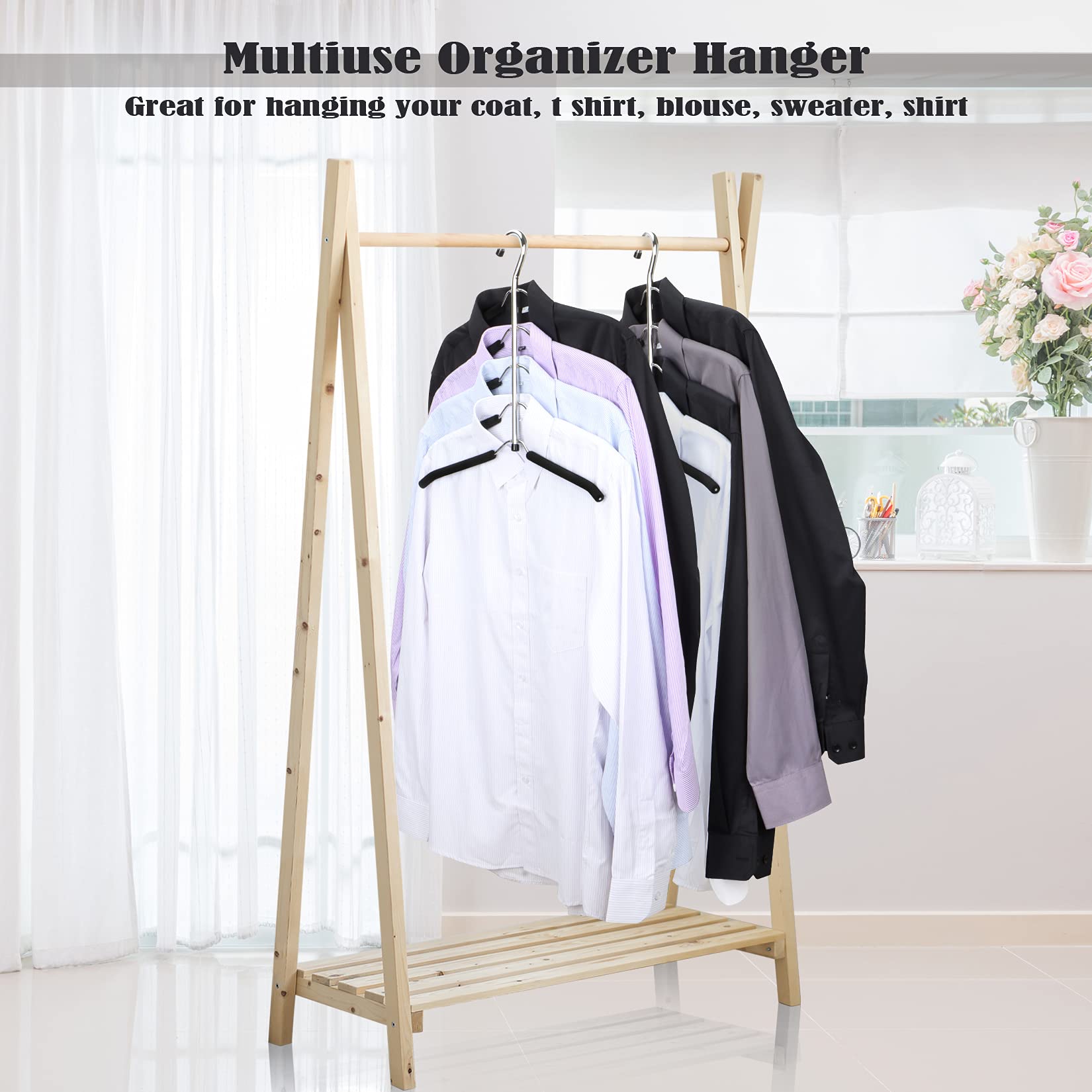Hangers Space Saving Clothes Hanger 2 Packs