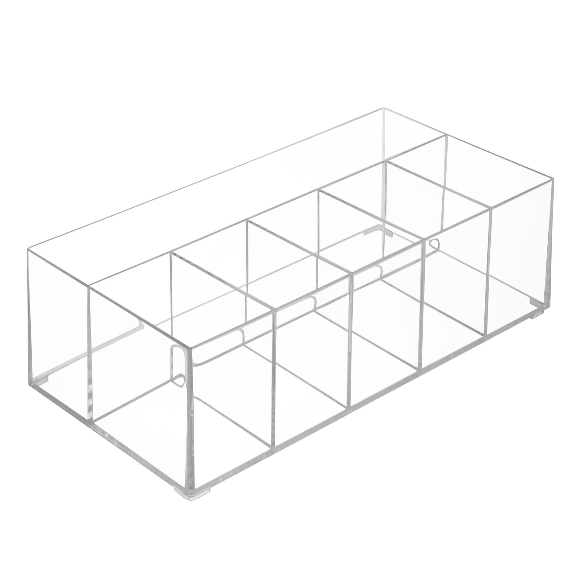 InterDesign Clarity Cosmetic Organizer for Vanity, Dresser or Bathroom Cabinet to Hold Makeup