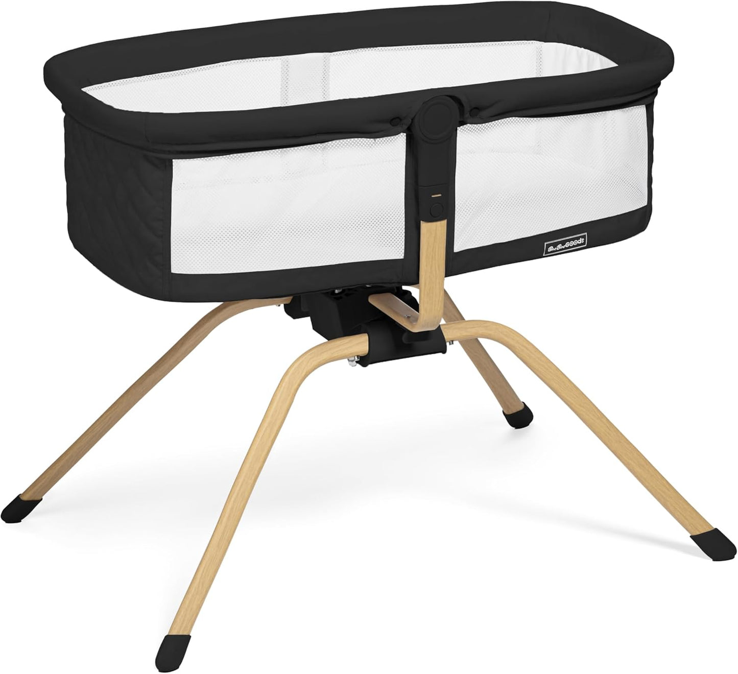Baby Bassinet with Rocking/Gliding, Portable Bedside Sleeper for Baby with Foam Mattress, Baby