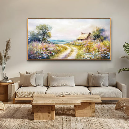 ZUITINGHUA Wood Framed Canvas Wall Art For Living Room Large Wall Decor For Office Bedroom
