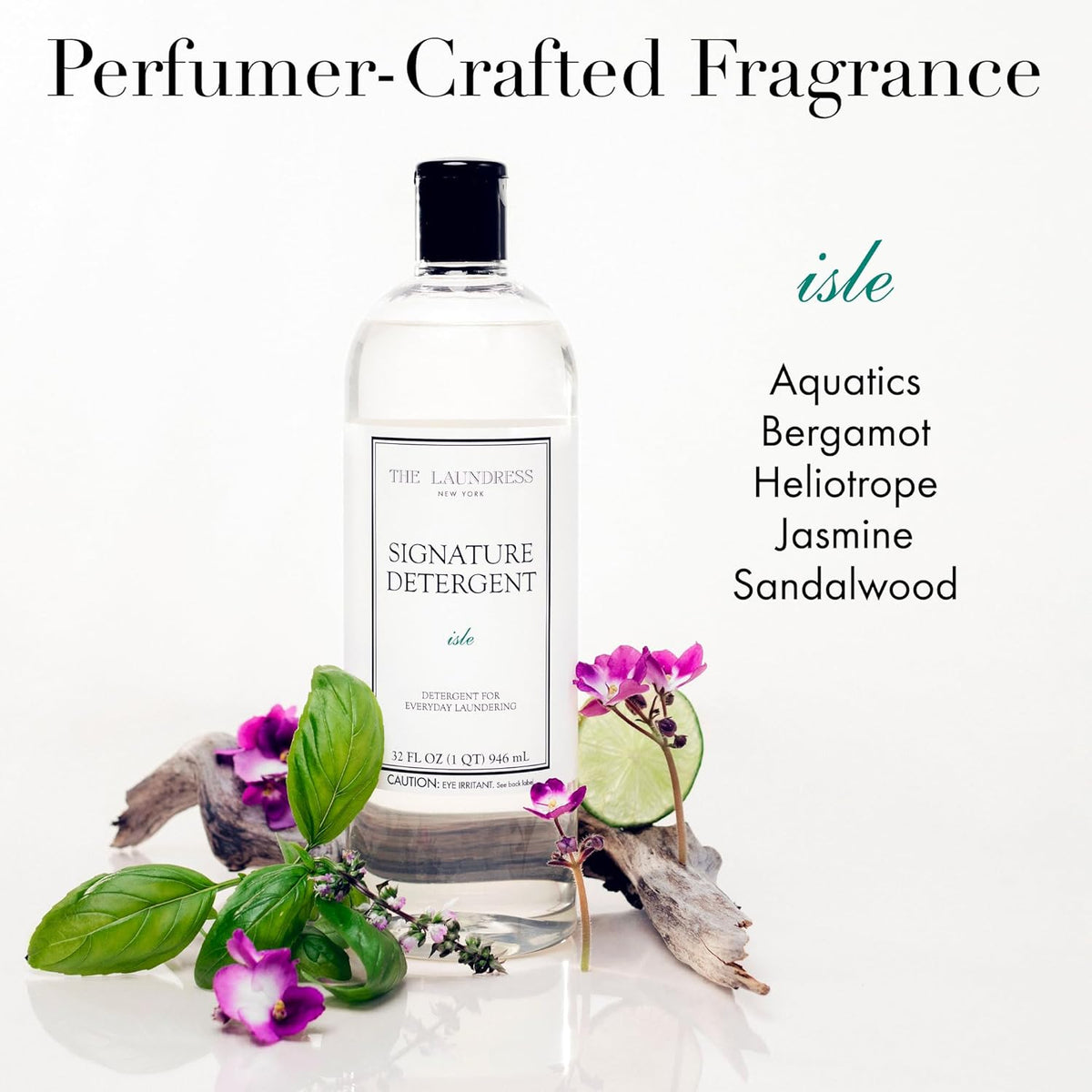 The Laundress Signature Isle Detergent, Coastal Inspired Scent, Concentrated Laundry Detergent