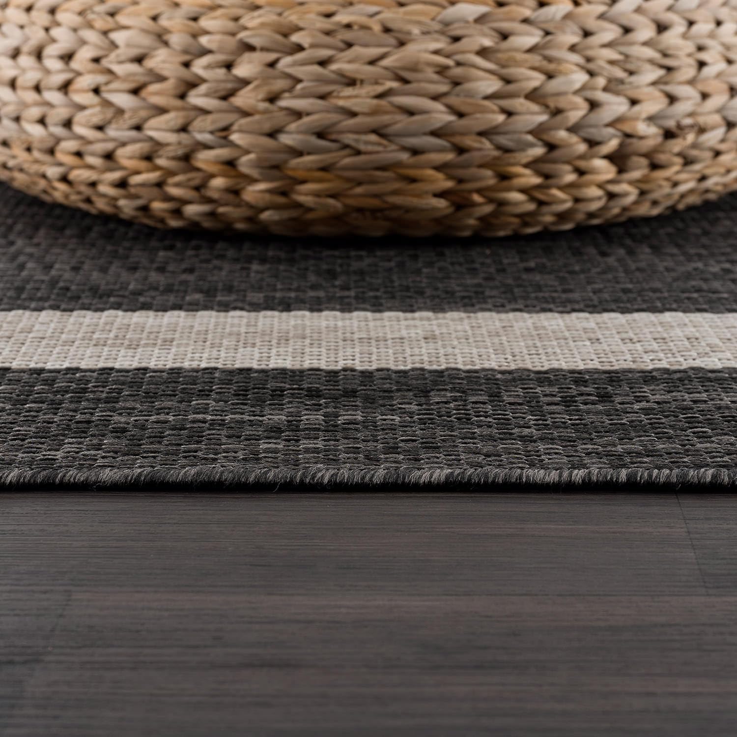 CAMILSON Outdoor Rug 8x10,Modern Outside Rugs for Patios Porches Waterproof Durable Washable