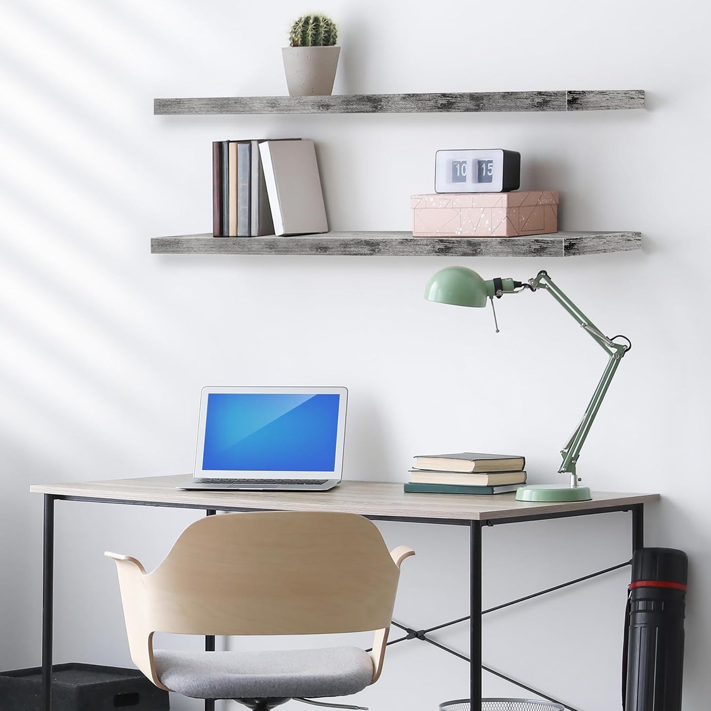 Sorbus Floating Shelves for Wall - 35 Inch Long Bathroom Shelves, Wall Decor for Bedroom, Kitchen