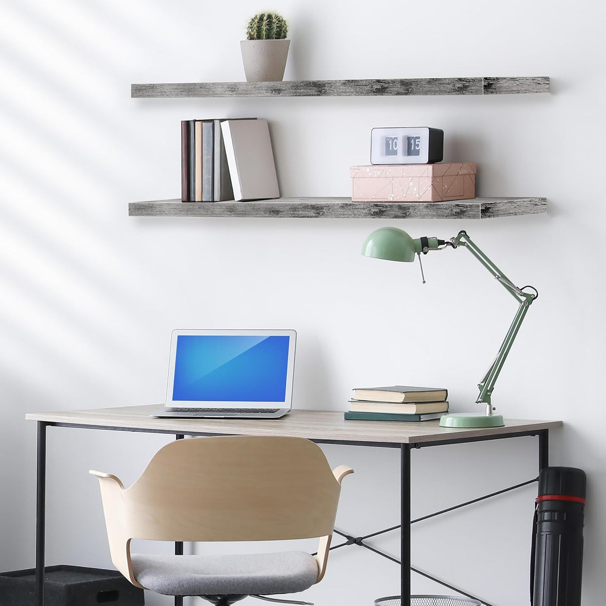 Sorbus Floating Shelves for Wall - 48 Inch Long Bathroom Shelves, Wall Decor for Bedroom, Kitchen