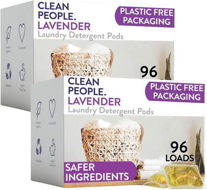 The Clean People Laundry Detergent Pods - Hypoallergenic Laundry Pods - Ultra Concentrated