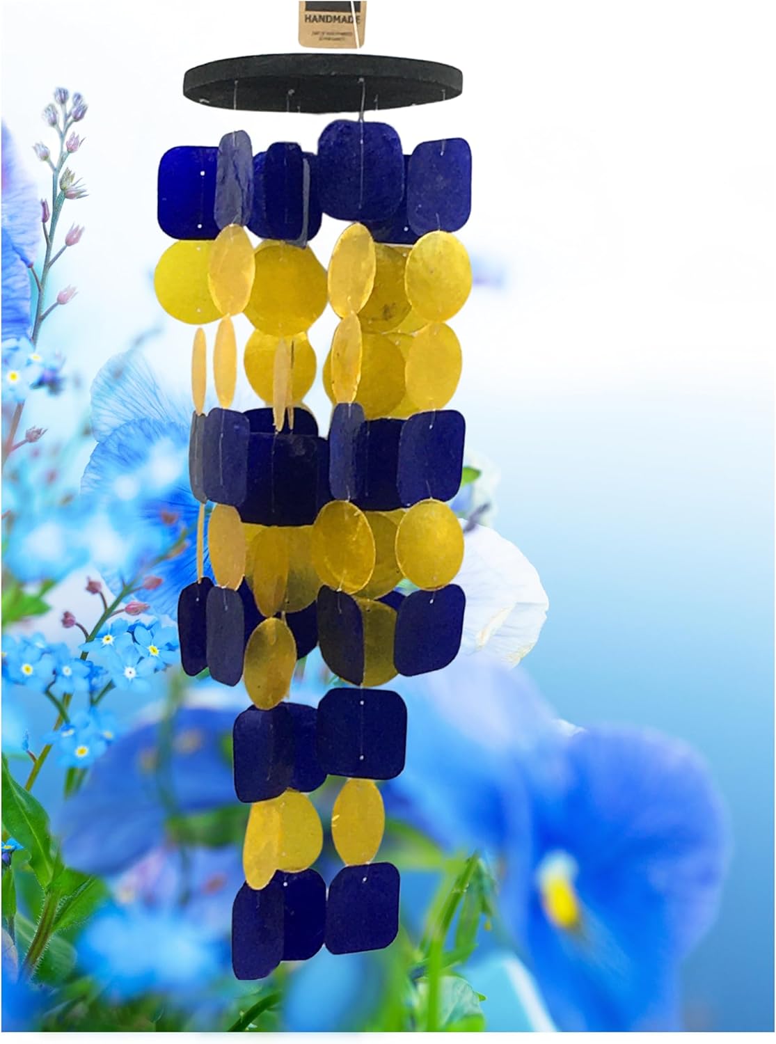 Bellaa 24889 Wind Chimes Outdoor, Garden Decorations, Musical, Indoor/Outside Windchimes, Beach