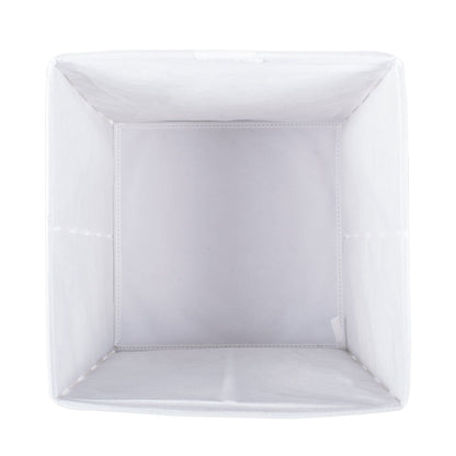 DII Non Woven Polyester Storage Bin, Lattice, Pink Sorbet, Small Set of 4