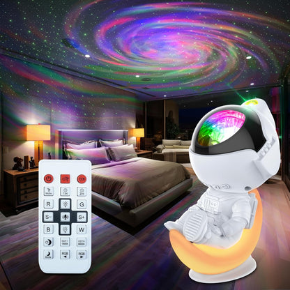 Rossetta Astronaut Projector, Space Projector Star for Bedroom, Galaxy Night Light with Timer and