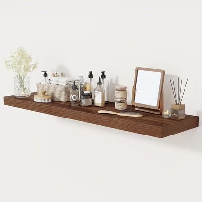 Floating Shelves 48 Inch Long, 12 Inch Deep Floating Shelves for Wall, 48 x 12 Large Wall Shelves