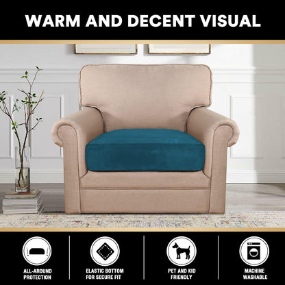 PrinceDeco Couch Cushion Cover Cushion Slipcover for Chair Sofa Cushion Furniture Protector Seat