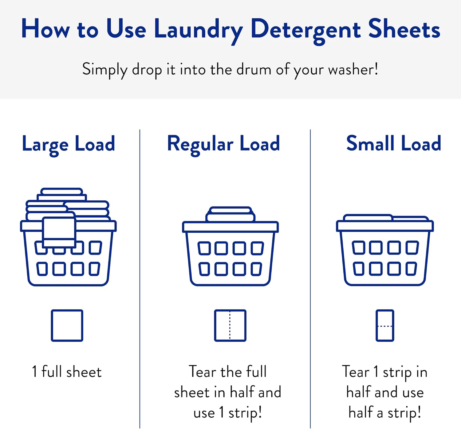 The Clean People Fragrance Free Laundry Detergent Sheets - Laundry Soap - Ultra Concentrated