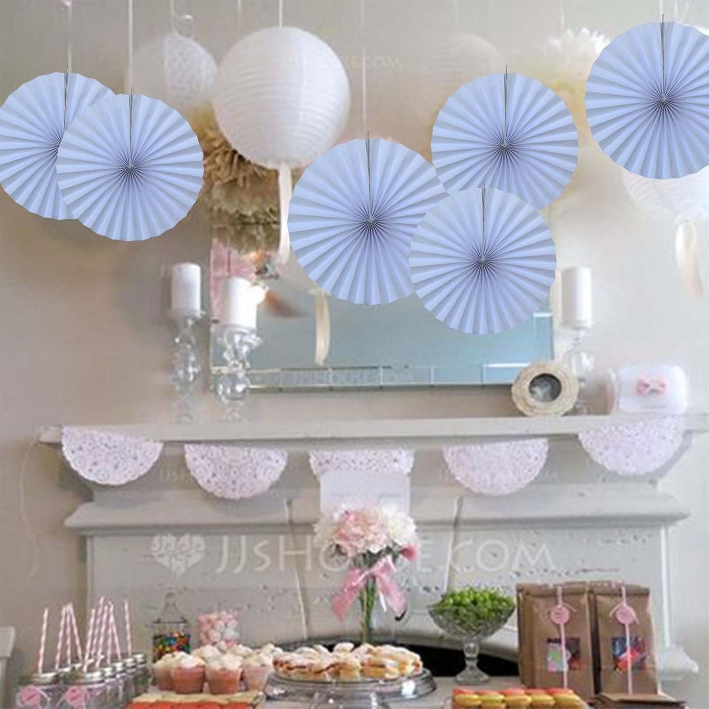 White Party Decorations,Wedding Decorations for Party Events Accessories,White Birthday