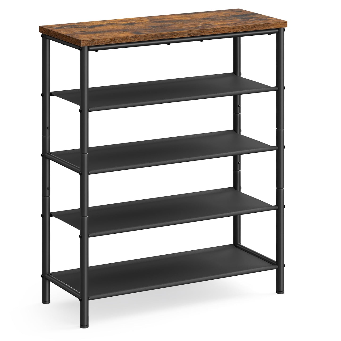 VASAGLE Shoe Rack, 5-Tier Shoe Storage Organizer for Entryway and Closet, Holds 12-16 Pairs of