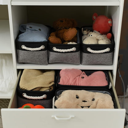 Fabric Storage Cubes - Closet Storage Bins Storage Baskets for Organizing with Handles Organization